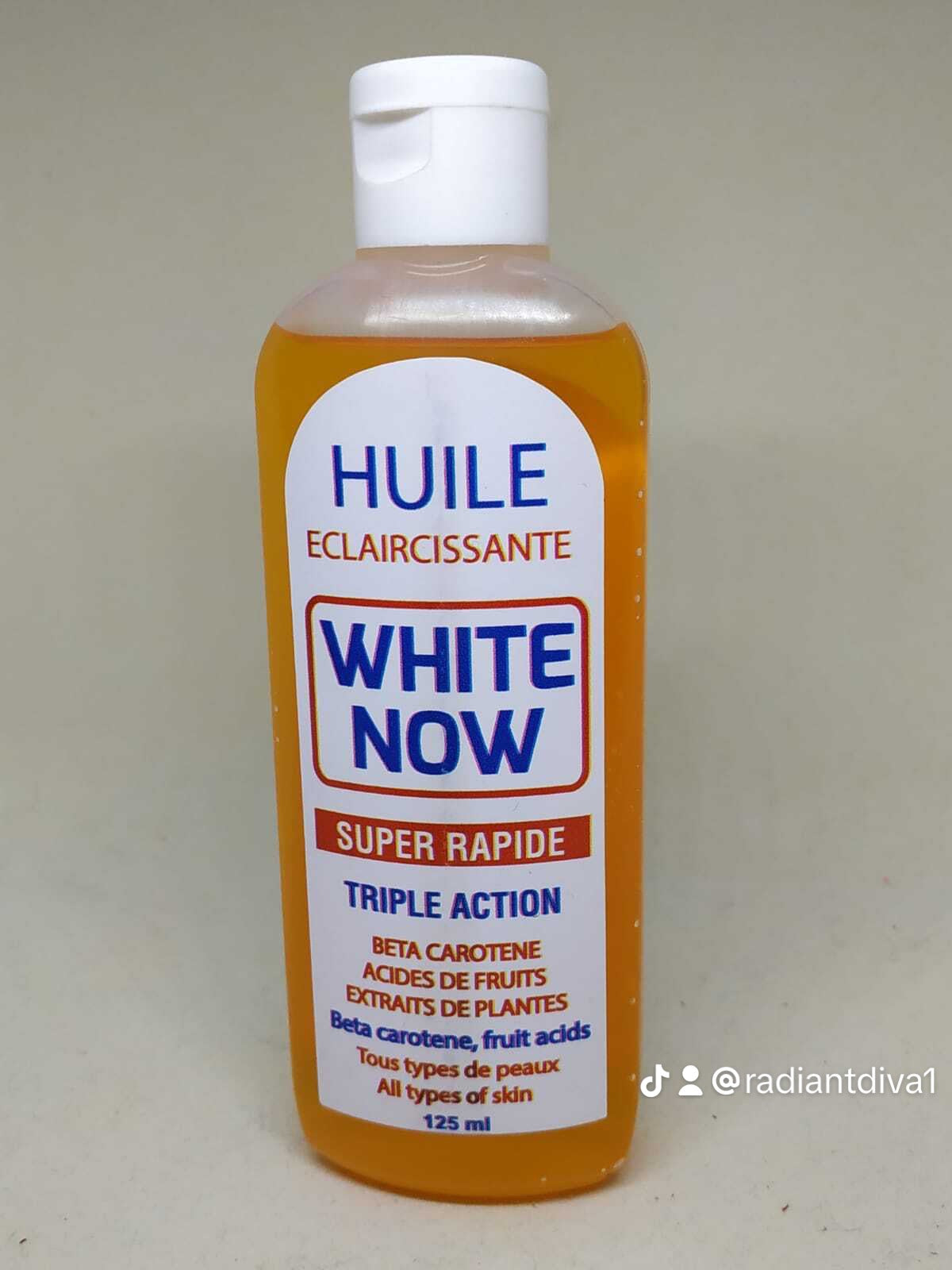 WHITE NOW Oil CLARIFIANTE RAPID OIL 125ML