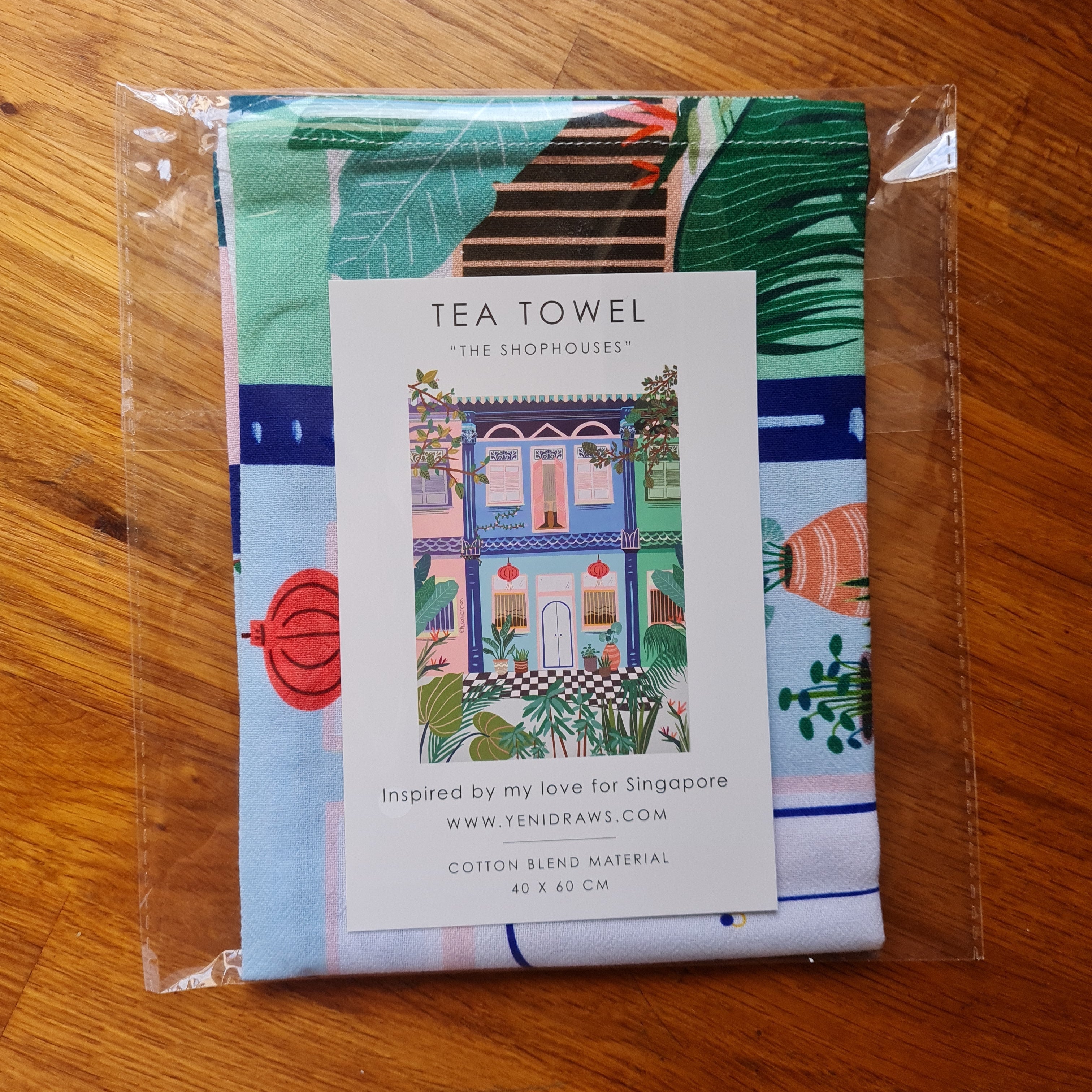 Shop House Tea Towel