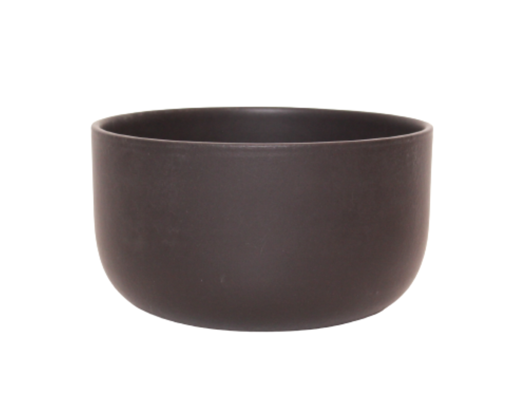 Black Stoneware Serving Bowl