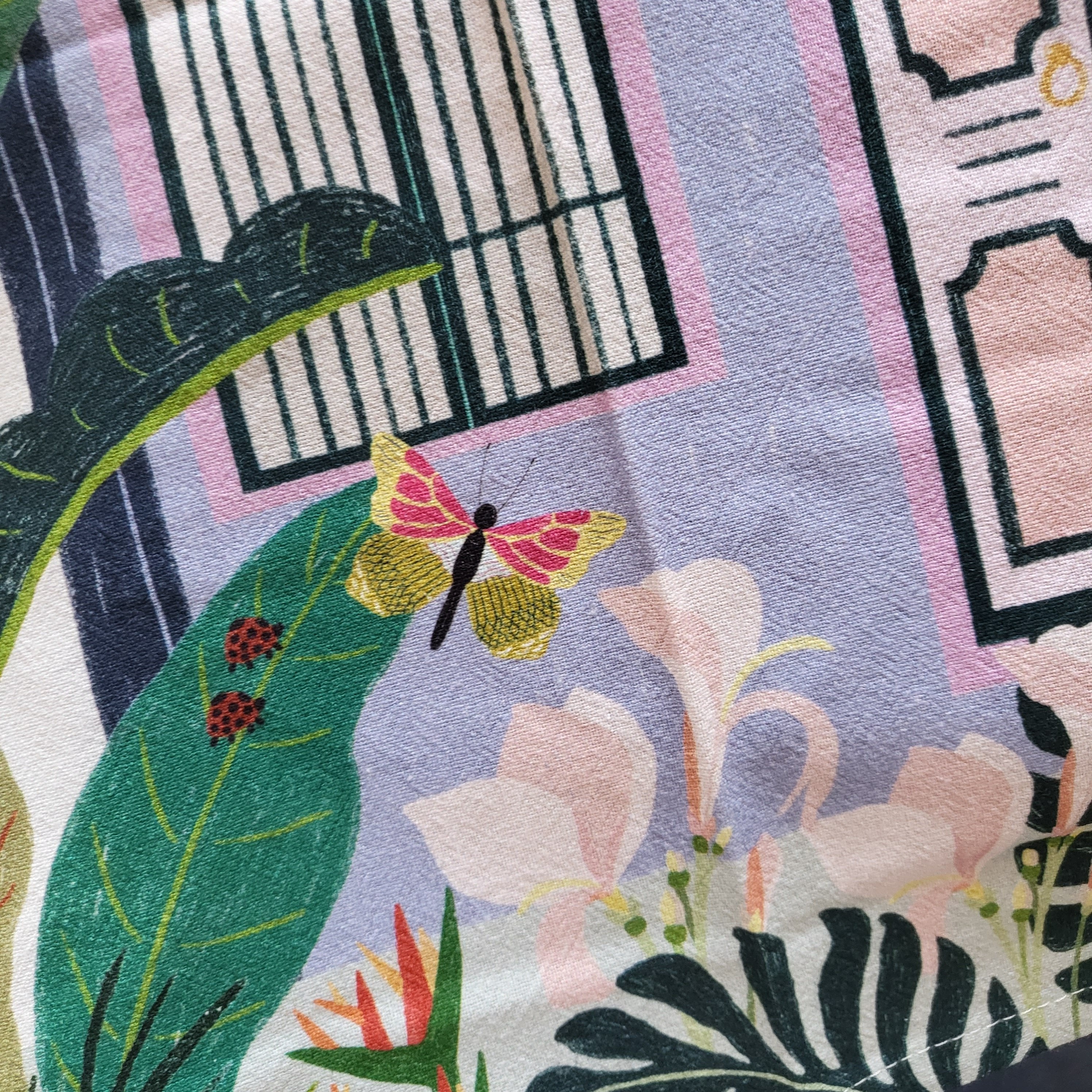 The Lilac Shophouse Tea Towel