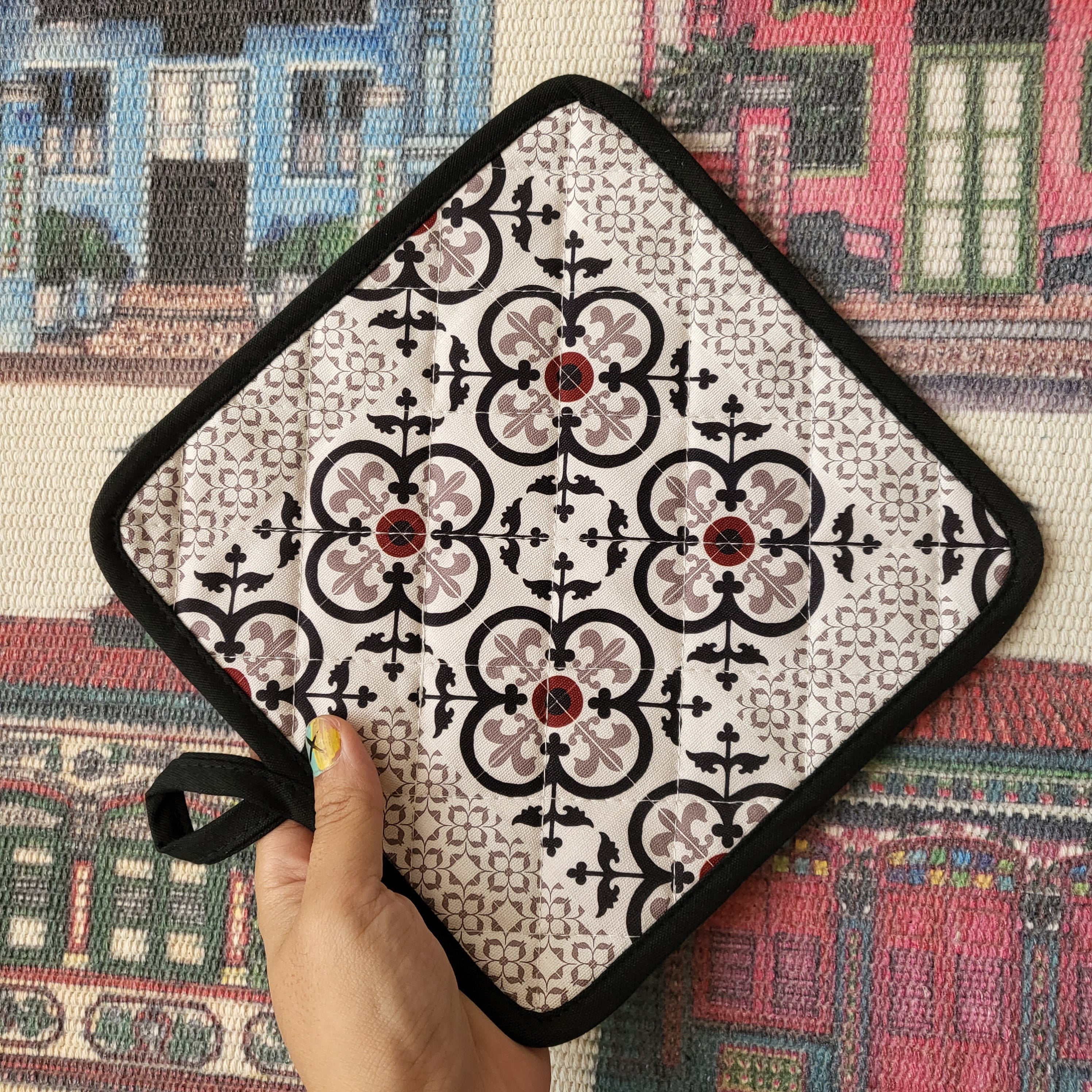 Peranakan Tiles Oven Mitt & Pot holder
