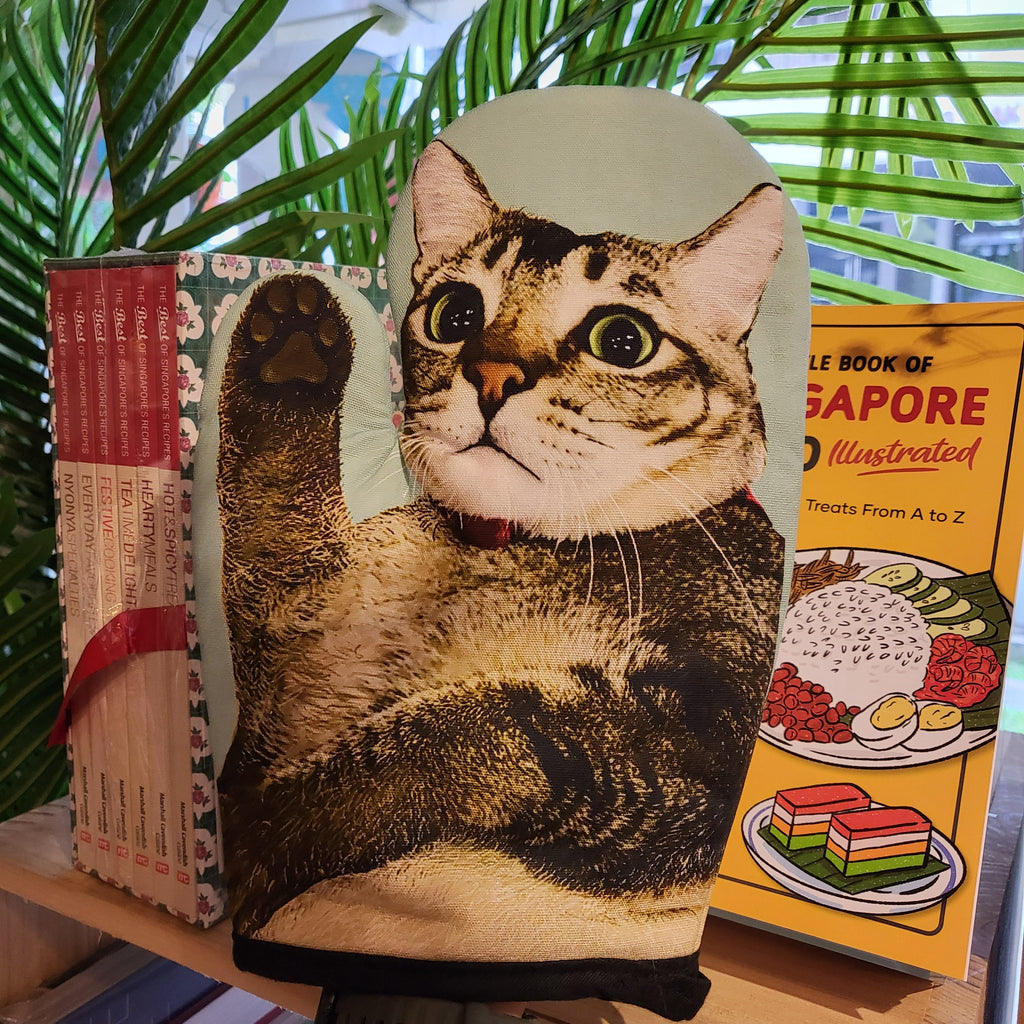Cat Socrates Oven Mitt