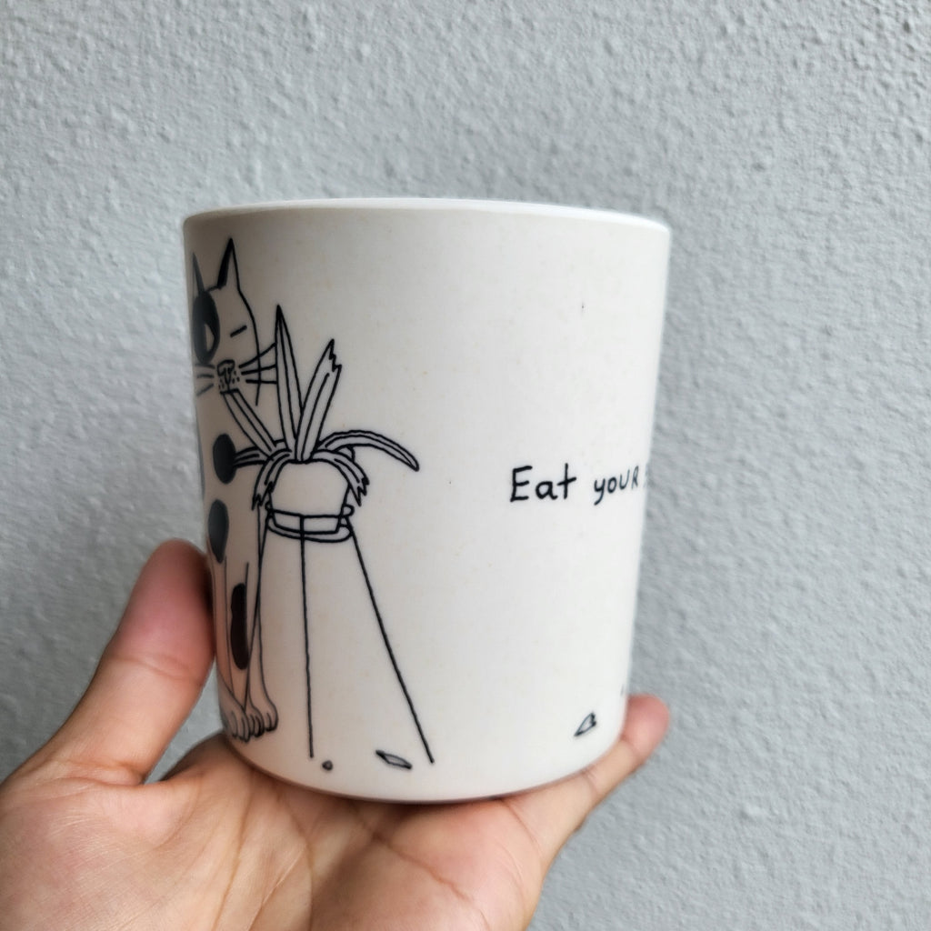 Eat Your Greens Bamboo Mug
