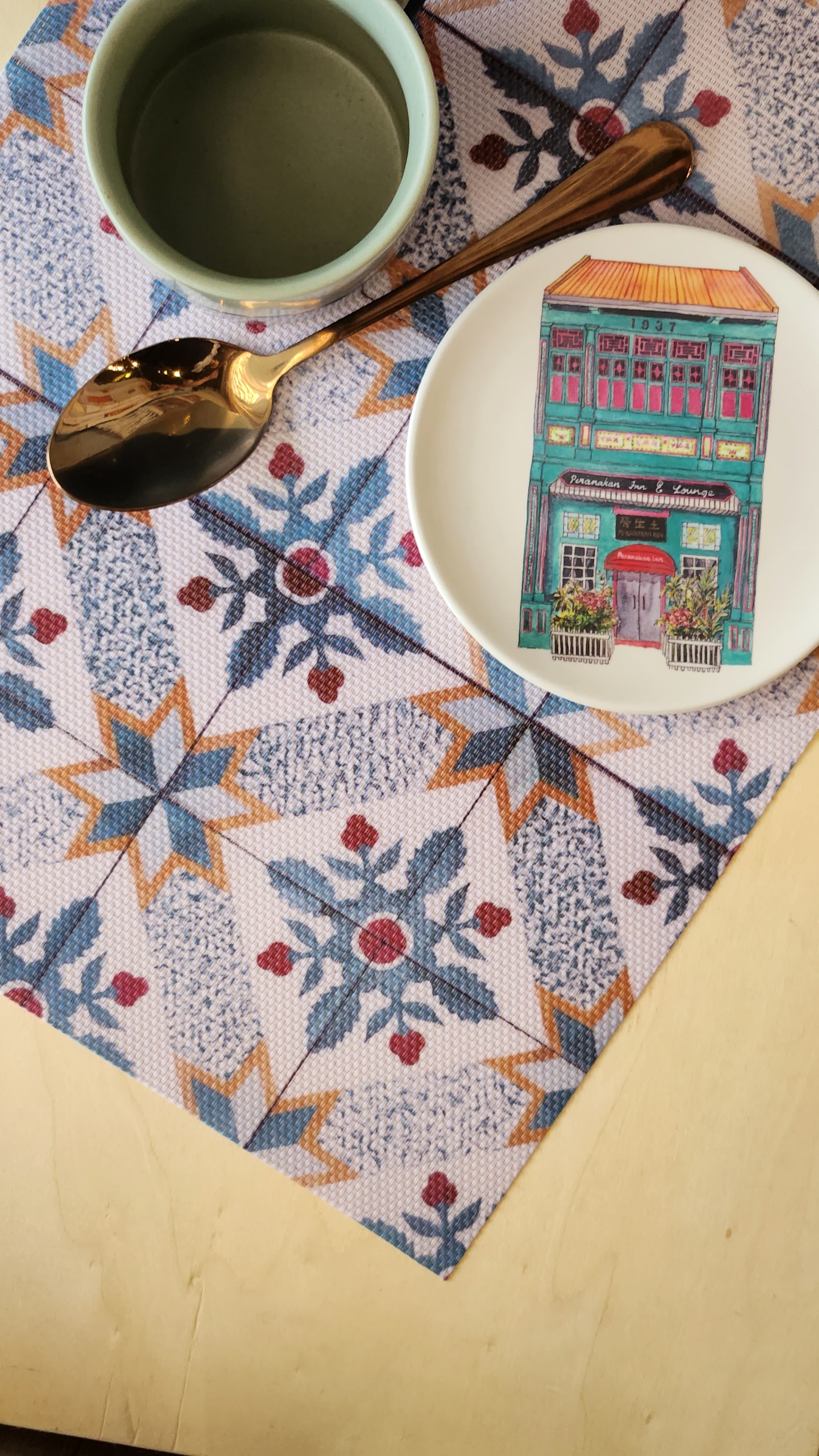 Peranakan Tiles Table placemats