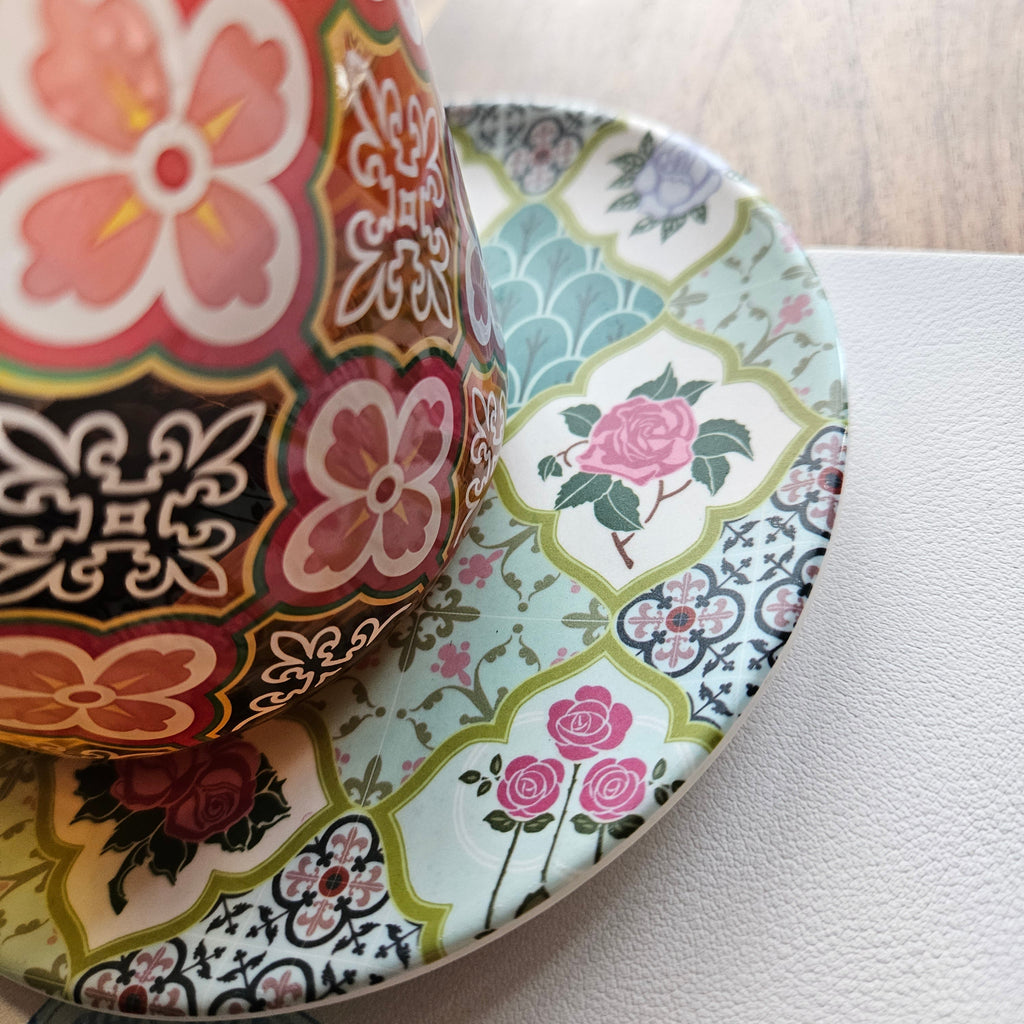 Mix Rose tile Bamboo Mini Plate - Limited edition 2025