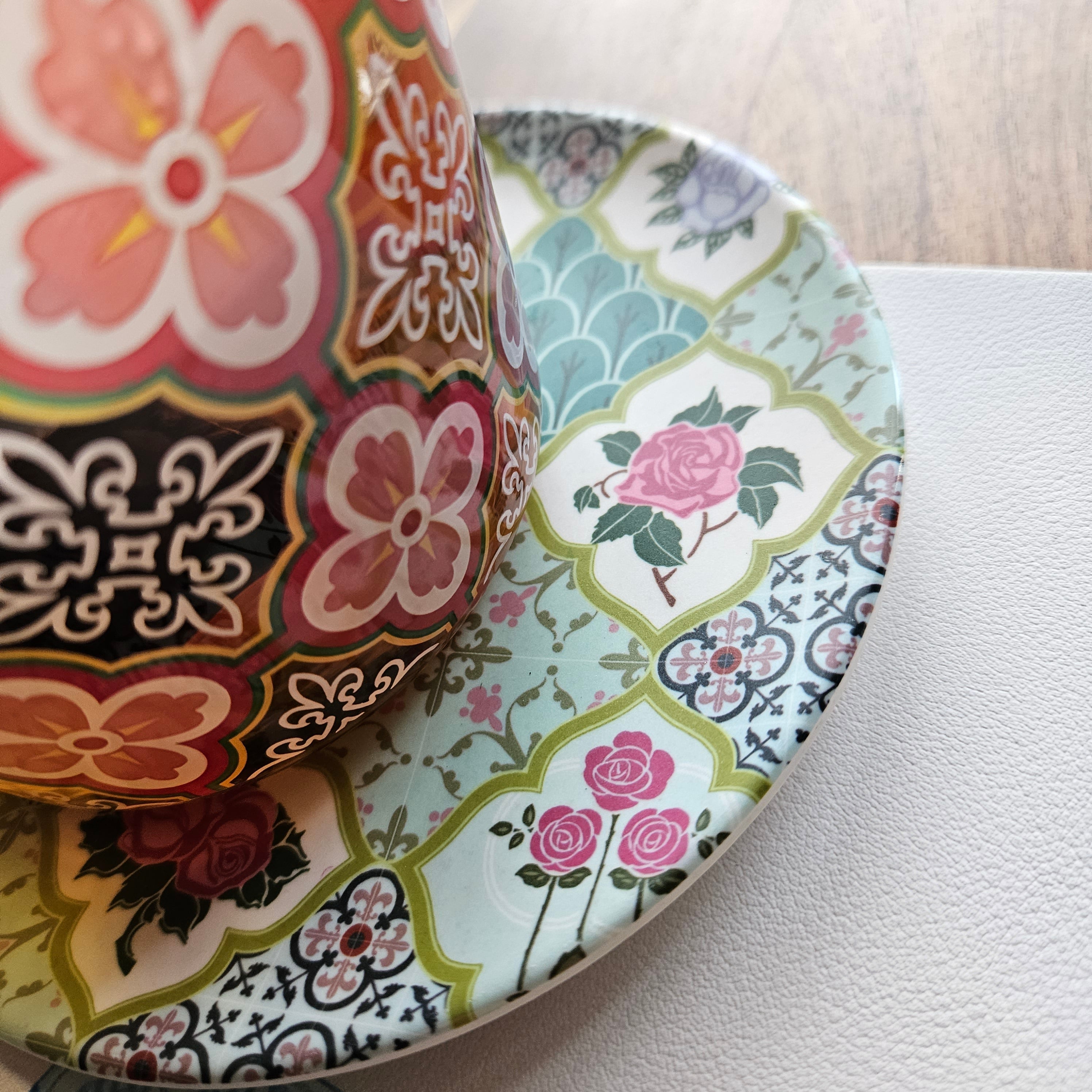 Mix Rose tile Bamboo Mini Plate - Limited edition 2025
