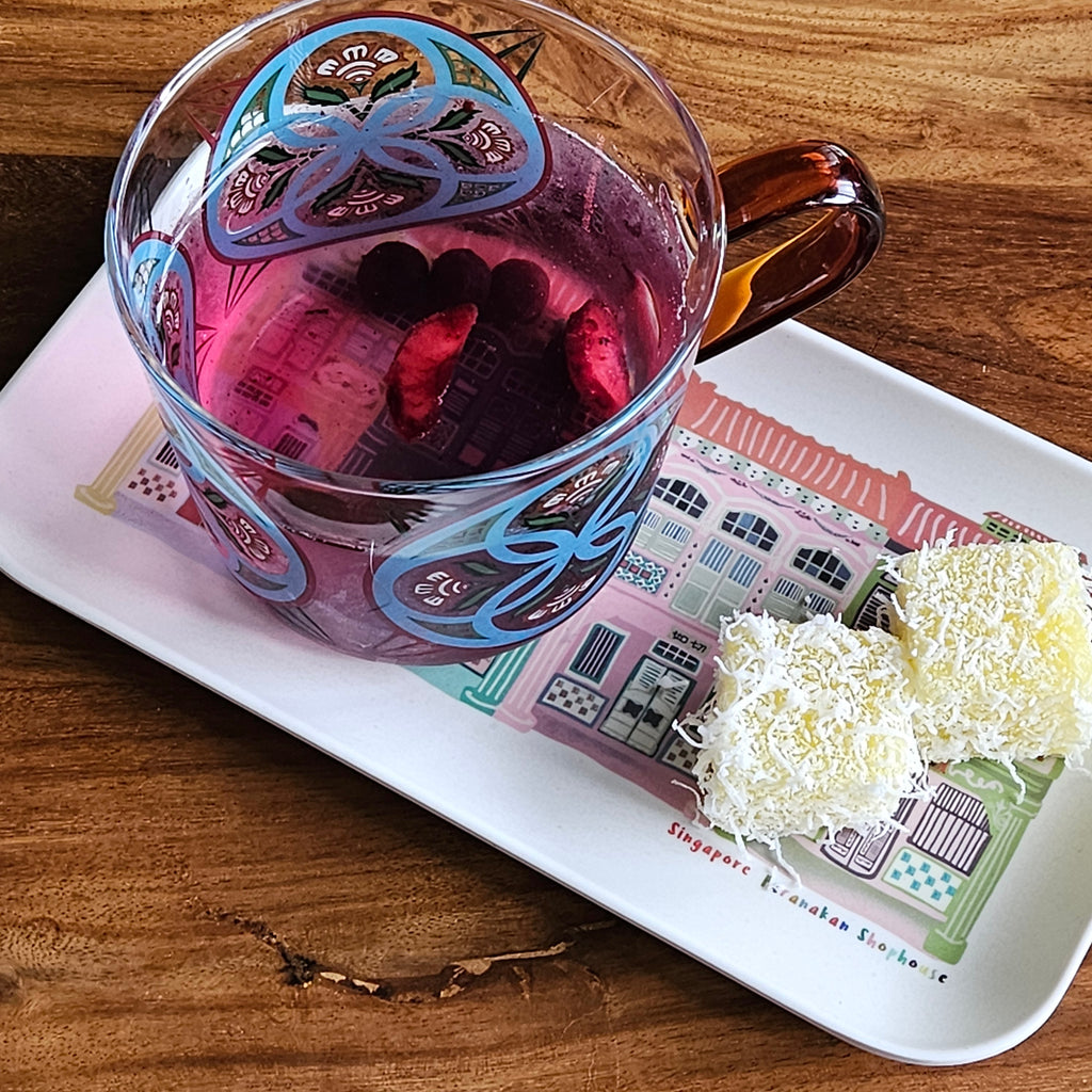 Colorful Shophouse Bamboo Tray