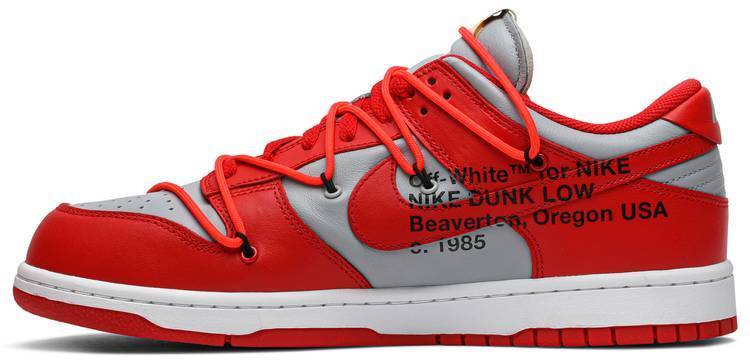 Dunk Low “Off-White - University Red”