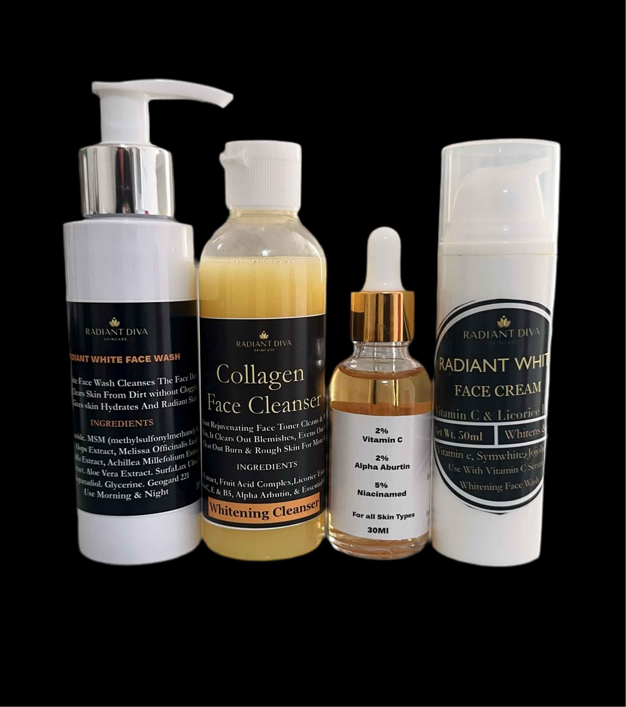 Radiant White Lightening Face Set