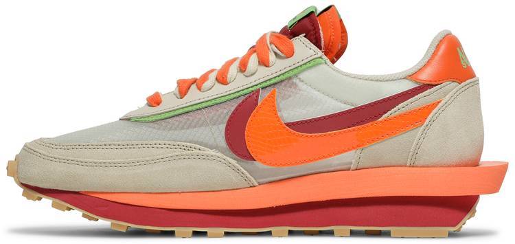 sacai x Clot x LDWaffle 'Net Orange Blaze'