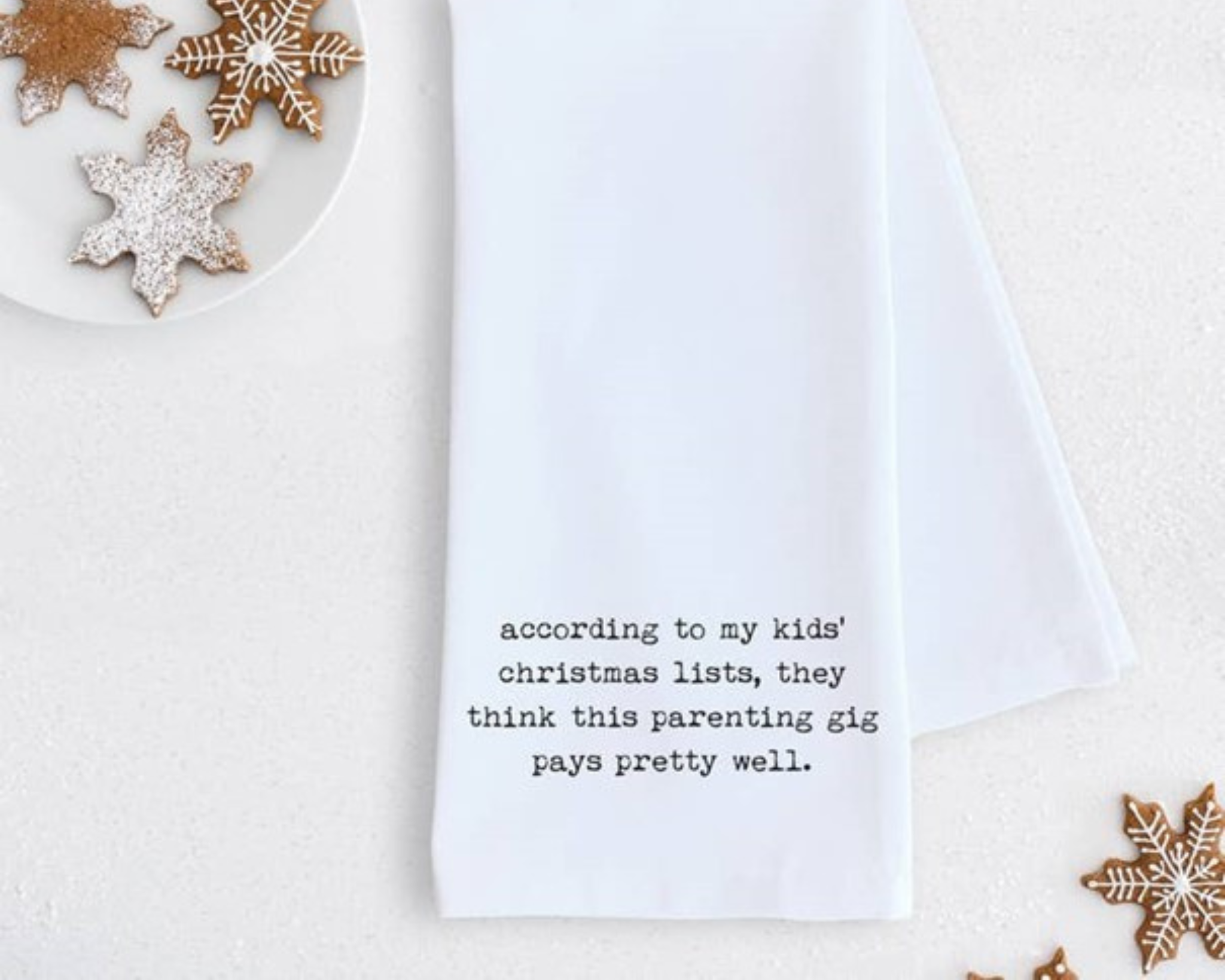 Tea Towel 20 X 28 - Kids' Christmas Lists