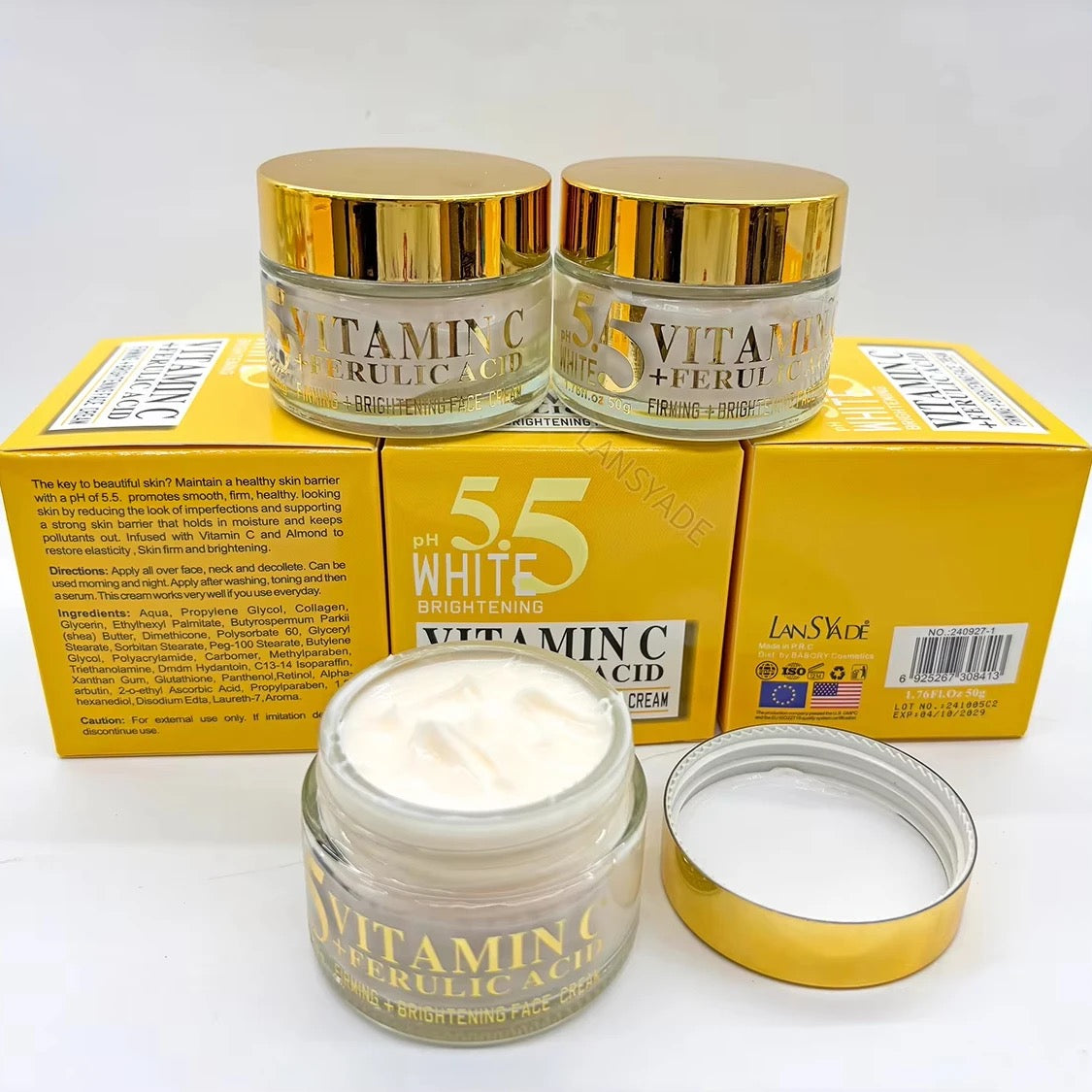 Vitamin C+Ferulic Acid Firming Brightening Face Cream