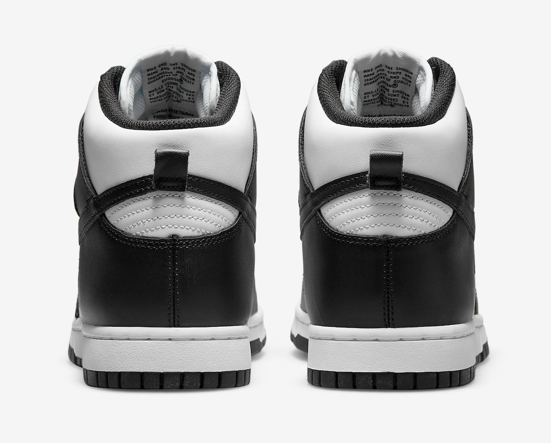 Nike Dunk High Black White (2021)