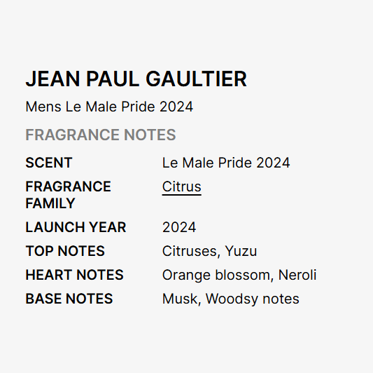 Jean Paul Gaultier Le Male Pride Edition 125ml