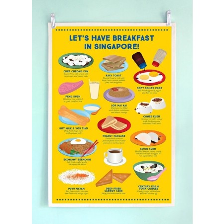 Singapore Theme Tea Towel