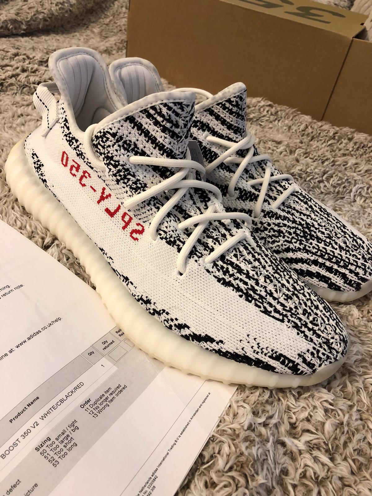Yeezy Boost 350 V2 Zebra 2017 Release Mens - CP9654A