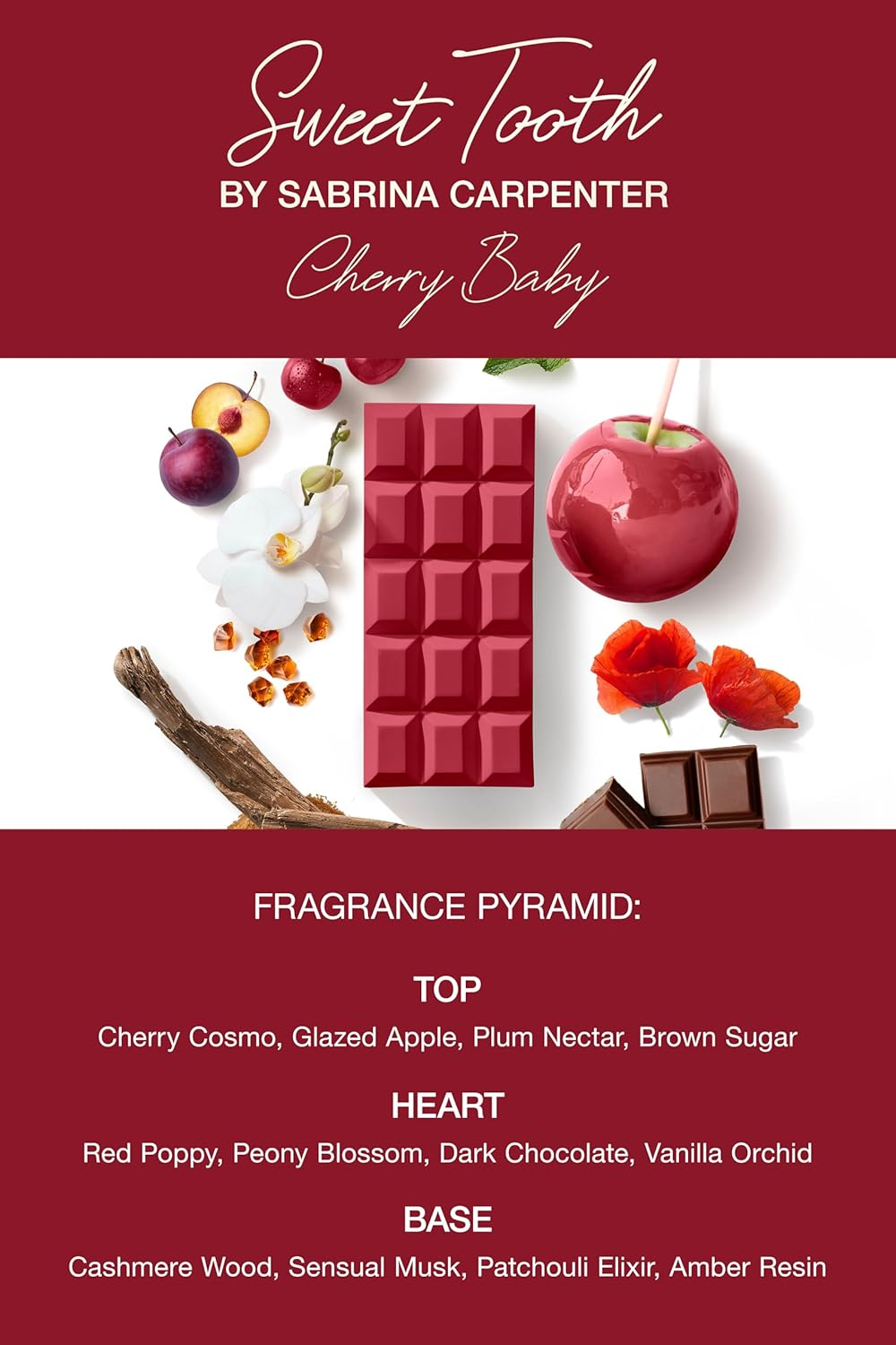Sweet Tooth by Sabrina Carpenter Cherry Baby Eau de Parfum 75ml