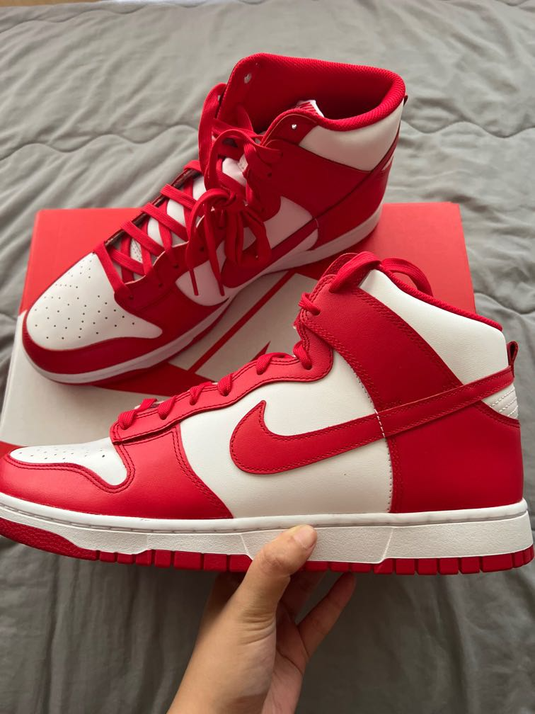 Nike Dunk High Championship White Red