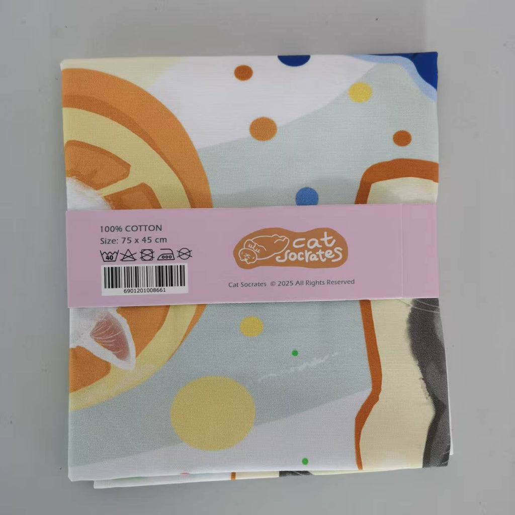 Neko-Kao Cat Face Tea Towel