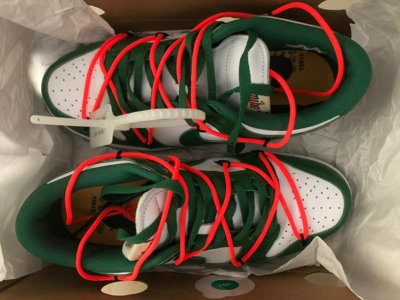 Dunk Low “Off White - Pine Green”