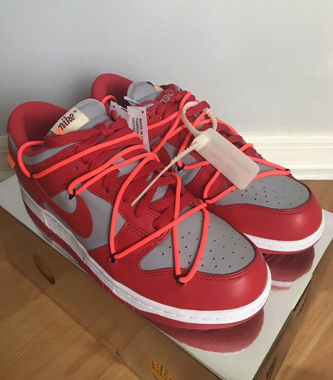 Dunk Low “Off-White - University Red”